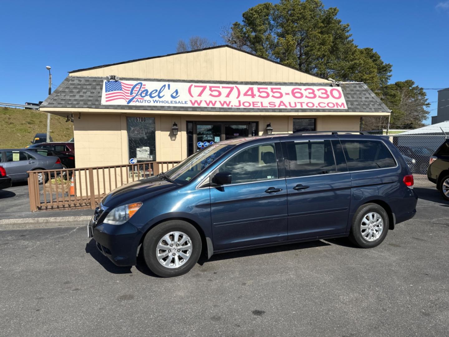 2009 Blue Honda Odyssey (5FNRL38799B) , Automatic transmission, located at 5700 Curlew Drive, Norfolk, VA, 23502, (757) 455-6330, 36.841885, -76.209412 - Photo#0